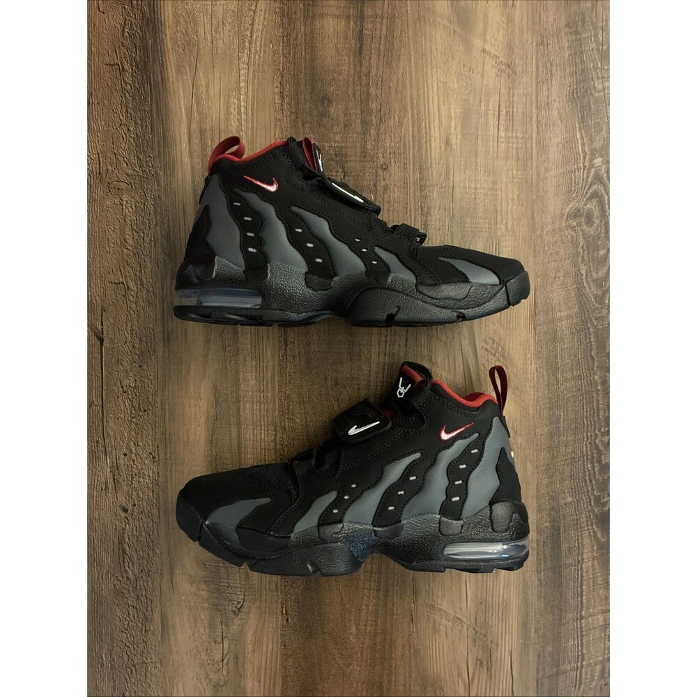 Nike Air DT Max '96 Falcons Black Red Shoes Men Size 9 HQ3620-010 New